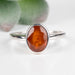 Orange Kyanite Ring 7x5mm Size 5 .925 Silver - InnerVision Crystals