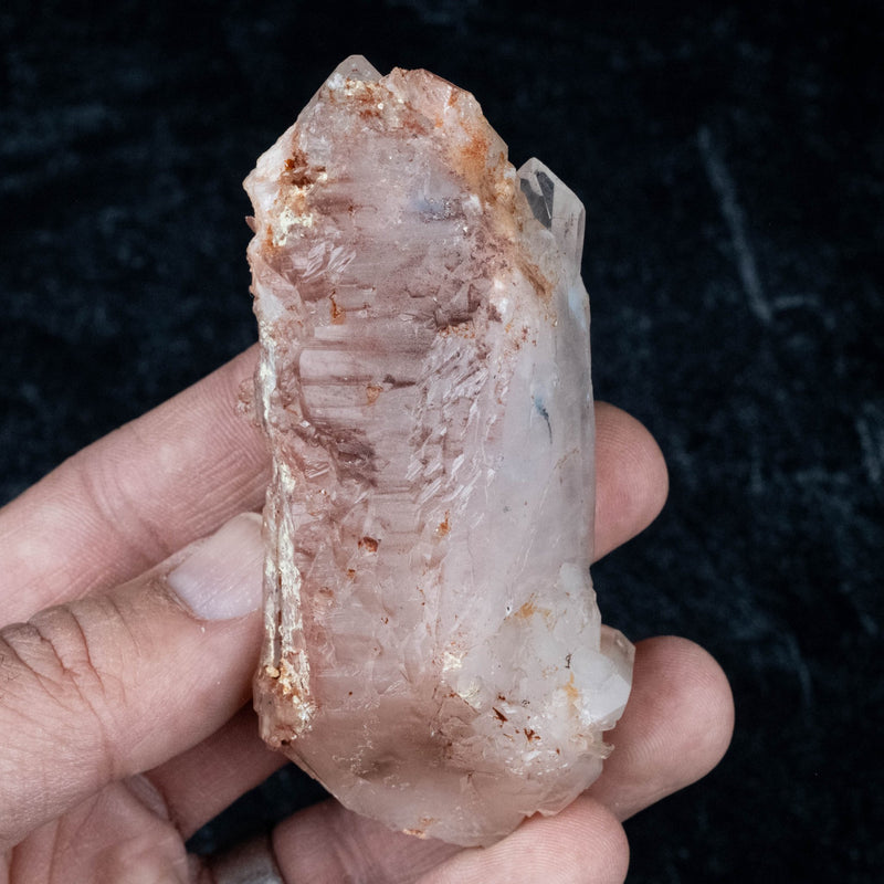 Papagoite in Quartz 160 g 90x35mm DT - InnerVision Crystals