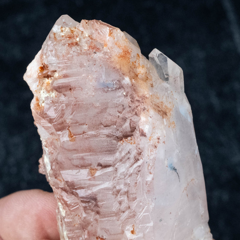 Papagoite in Quartz 160 g 90x35mm DT - InnerVision Crystals