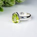 Peridot Ring 11x7mm Size 8 - InnerVision Crystals