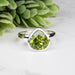Peridot Ring 9.5mm Size 6 - InnerVision Crystals