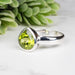 Peridot Ring 9.5mm Size 8 - InnerVision Crystals