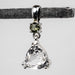Phenakite 10mm 3 ct + 4mm Moldavite Pendant - InnerVision Crystals