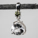 Phenakite 11x10mm 3.25 ct + 4mm Moldavite Pendant - InnerVision Crystals