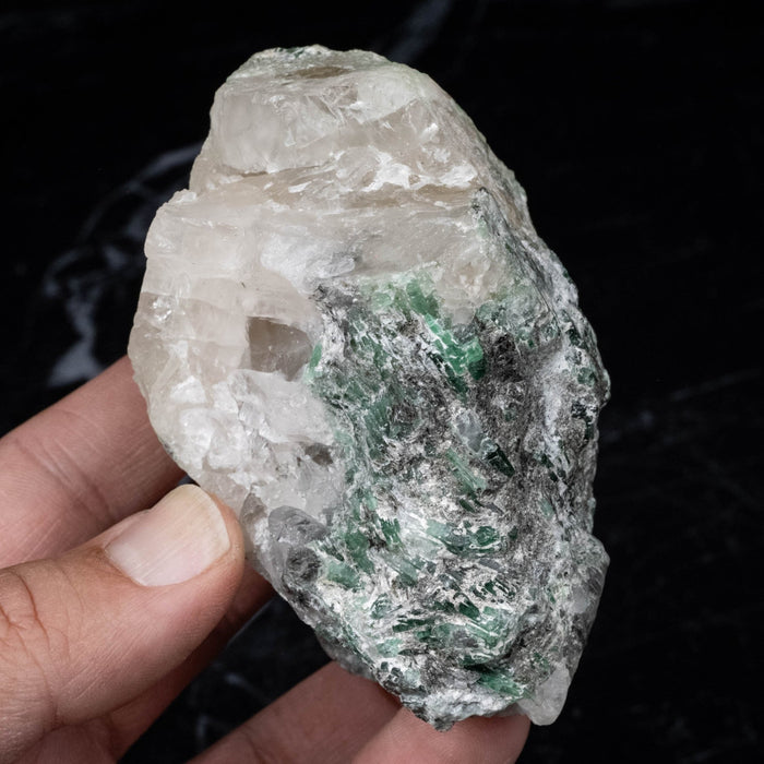 Phenakite 433 g 81x78mm + Emerald - InnerVision Crystals