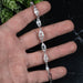 Phenakite Bracelet 11.50 carats 7" .925 Silver - InnerVision Crystals