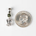 Phenakite + Moldavite Pendant 3.3 ct 27x8mm - InnerVision Crystals