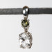 Phenakite + Moldavite Pendant 3.5 ct 27x8mm - InnerVision Crystals