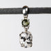 Phenakite + Moldavite Pendant 3.7 ct 27x8mm - InnerVision Crystals