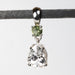 Phenakite + Moldavite Pendant 4.10 ct 28x9mm - InnerVision Crystals
