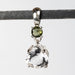 Phenakite + Moldavite Pendant 4.50 ct 27x10mm - InnerVision Crystals