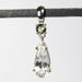 Phenakite + Moldavite Pendant 4.50 ct 34x9mm - InnerVision Crystals