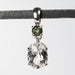 Phenakite + Moldavite Pendant 4.6 ct 29x9mm - InnerVision Crystals