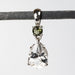 Phenakite + Moldavite Pendant 4.80 ct 29x10mm - InnerVision Crystals