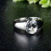 Phenakite Ring 10x7.5mm 2.40 ct Size 9 - InnerVision Crystals
