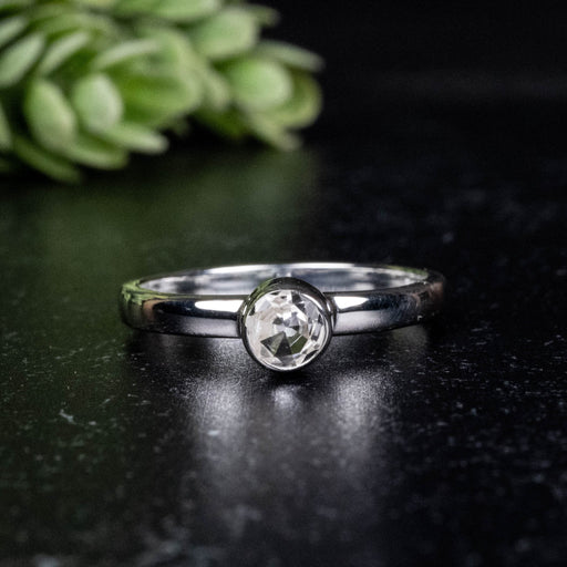 Phenakite Ring 4.5mm 0.36 ct Size 7 - InnerVision Crystals