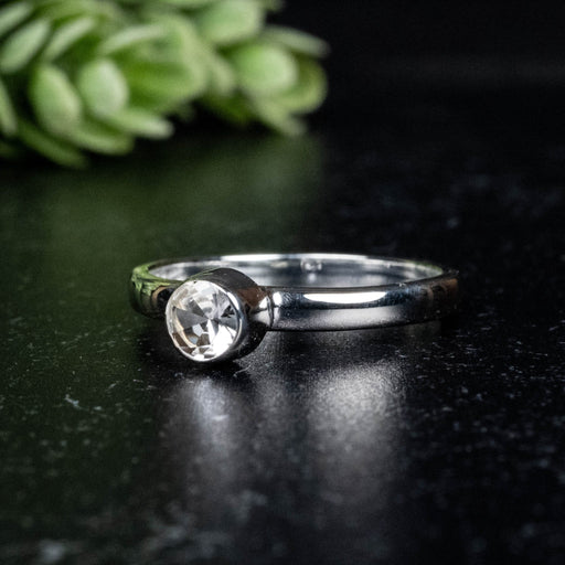 Phenakite Ring 4.5mm 0.36 ct Size 7 - InnerVision Crystals