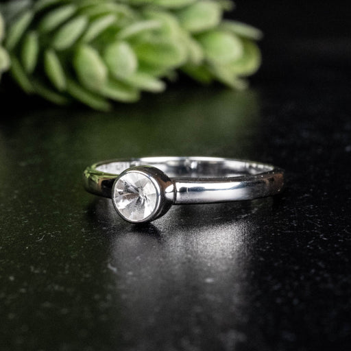 Phenakite Ring 4.5mm 0.37 ct Size 7 - InnerVision Crystals