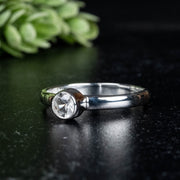 Phenakite Ring 4.5mm 0.37 ct Size 8 - InnerVision Crystals