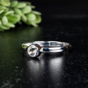Phenakite Ring 4.5mm 0.37 ct Size 9 - InnerVision Crystals