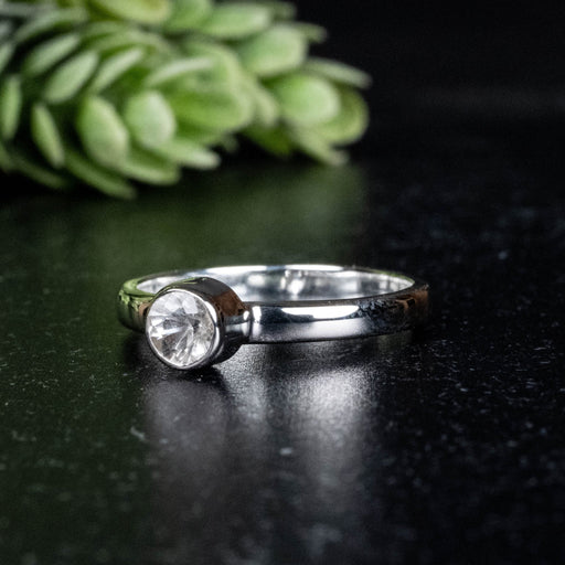 Phenakite Ring 4.5mm 0.38 ct Size 7 - InnerVision Crystals