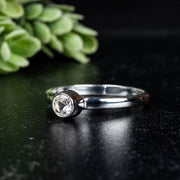 Phenakite Ring 4.5mm 0.38 ct Size 9 - InnerVision Crystals