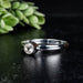 Phenakite Ring 4.5mm 0.38 ct Size 9 - InnerVision Crystals