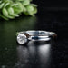 Phenakite Ring 4mm 0.37 ct Size 8 - InnerVision Crystals