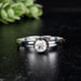 Phenakite Ring 4mm 0.37 ct Size 8 - InnerVision Crystals