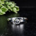 Phenakite Ring 4mm 0.37 ct Size 9 - InnerVision Crystals