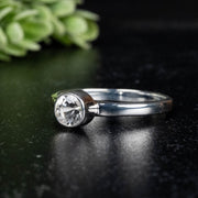 Phenakite Ring 5.5mm 0.59 ct Size 8 - InnerVision Crystals