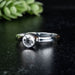 Phenakite Ring 5.5mm 0.61 ct Size 7 - InnerVision Crystals