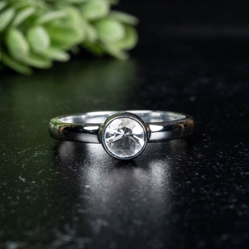 Phenakite Ring 5.5mm 0.61 ct Size 7 - InnerVision Crystals