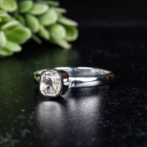 Phenakite Ring 5.5mm 0.81 ct Size 7 - InnerVision Crystals