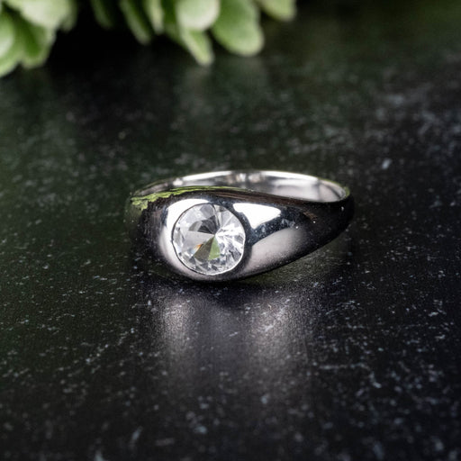 Phenakite Ring 5.75mm 0.70 ct Size 7 - InnerVision Crystals