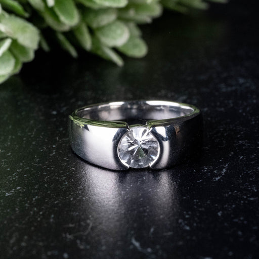 Phenakite Ring 5.7mm 0.70 ct Size 7 - InnerVision Crystals
