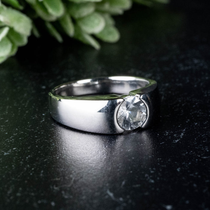 Phenakite Ring 5.7mm 0.70 ct Size 7 - InnerVision Crystals