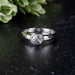 Phenakite Ring 5mm 0.35 ct Size 6 - InnerVision Crystals