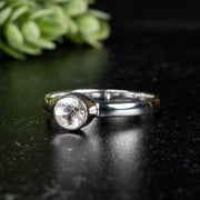 Phenakite Ring 5mm 0.40 ct Size 7 - InnerVision Crystals