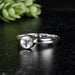 Phenakite Ring 5mm 0.40 ct Size 7 - InnerVision Crystals