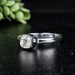 Phenakite Ring 5mm 0.80 ct Size 9 - InnerVision Crystals