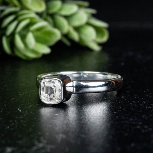 Phenakite Ring 5mm 0.95 ct Size 7 - InnerVision Crystals