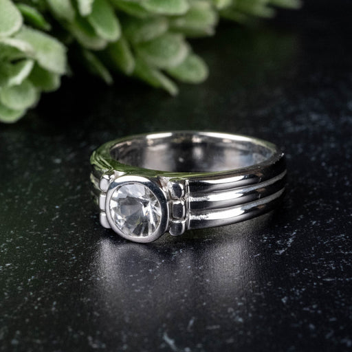 Phenakite Ring 6.25mm 0.85 ct Size 7 - InnerVision Crystals