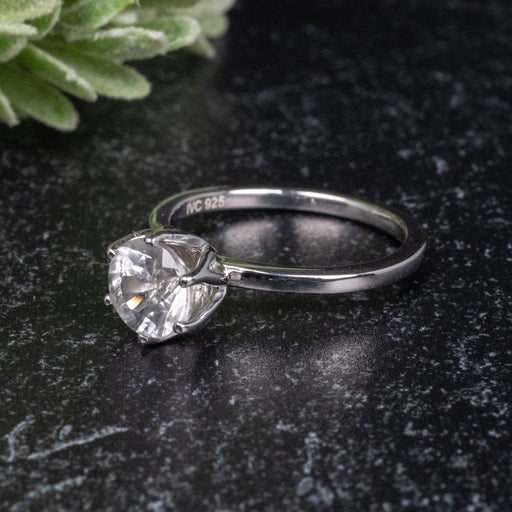 Phenakite Ring 6.30mm 0.80 ct Size 6 - InnerVision Crystals