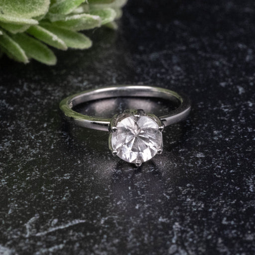 Phenakite Ring 6.30mm 0.80 ct Size 6 - InnerVision Crystals