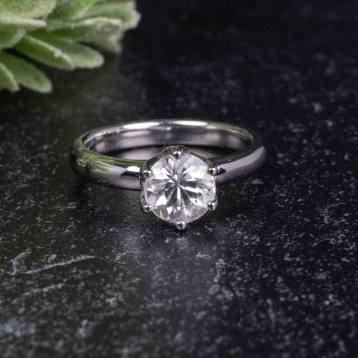 Phenakite Ring 6.30mm 0.85 ct Size 6 - InnerVision Crystals