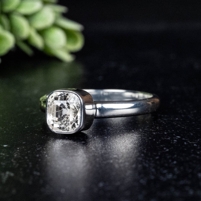 Phenakite Ring 6.5x5.5mm 1.50 ct Size 8 - InnerVision Crystals