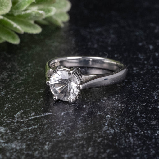 Phenakite Ring 6.60mm 0.90 ct Size 5 - InnerVision Crystals