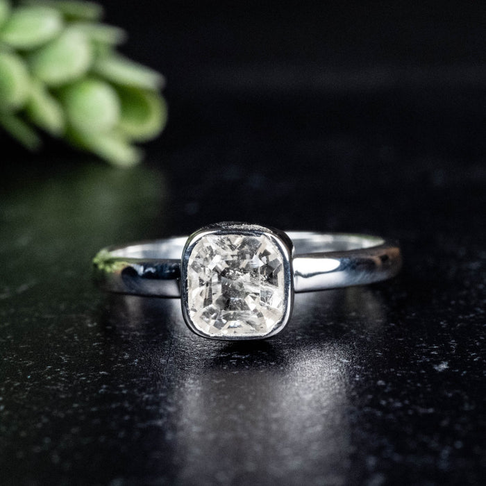 Phenakite Ring 6.75mm 1.60 ct Size 9 - InnerVision Crystals