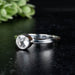 Phenakite Ring 6mm 0.61 ct Size 8 - InnerVision Crystals